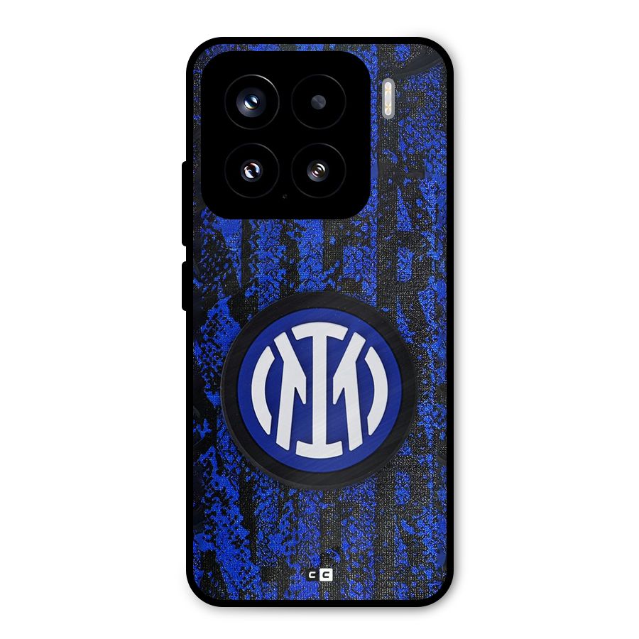Inter Milan Texture Metal Back Case for Xiaomi 15