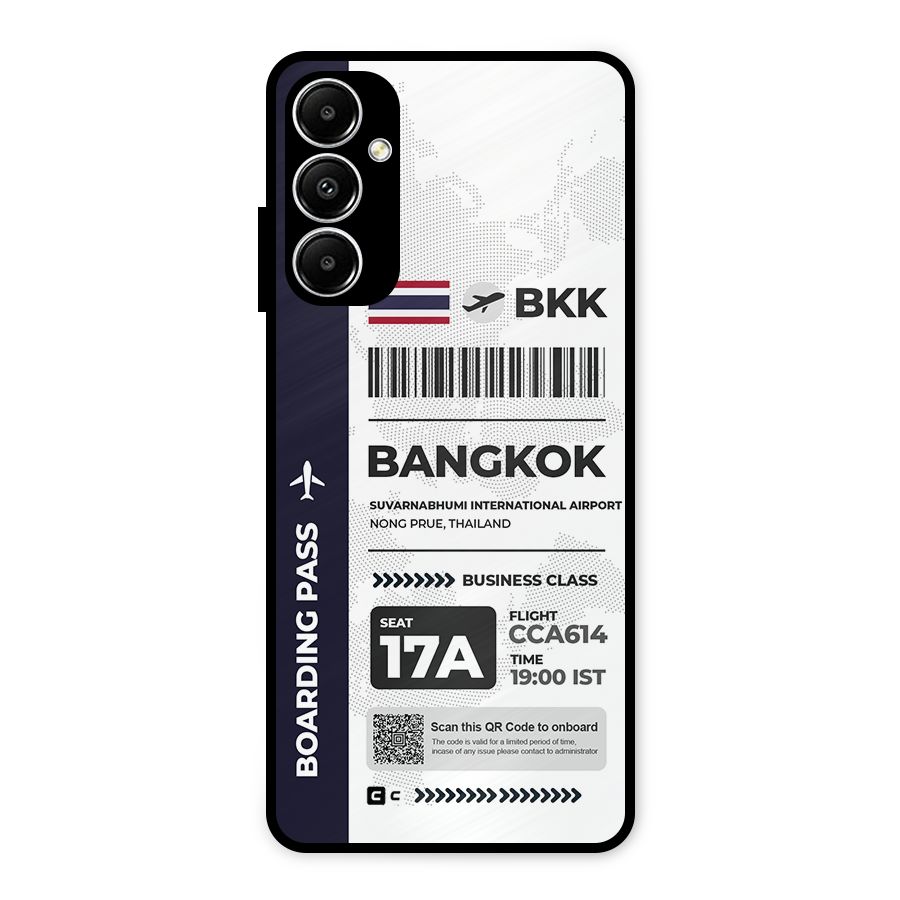 International Boarding Pass Bangkok Metal Back Case for Galaxy A05s