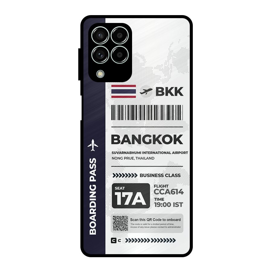 International Boarding Pass Bangkok Metal Back Case for Galaxy M33