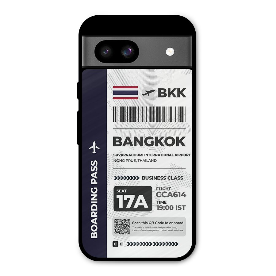 International Boarding Pass Bangkok Metal Back Case for Google Pixel 8a