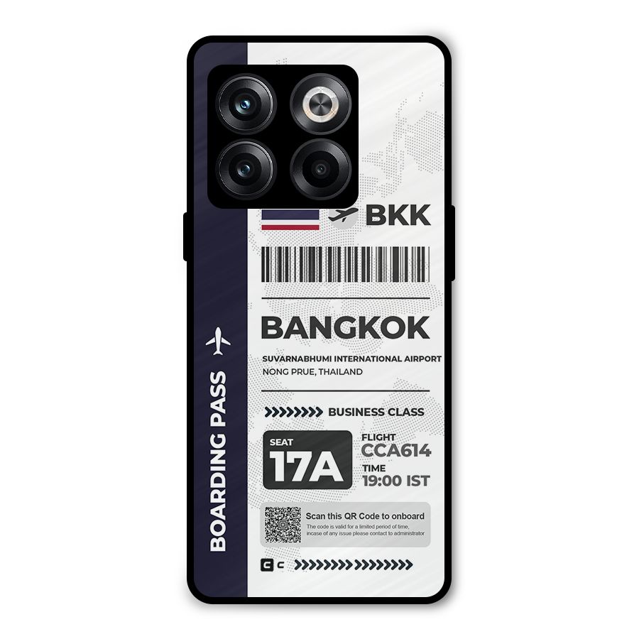 International Boarding Pass Bangkok Metal Back Case for OnePlus 10T