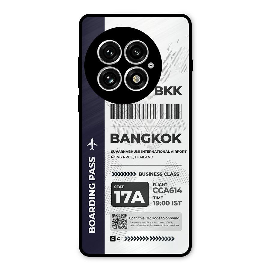 International Boarding Pass Bangkok Metal Back Case for OnePlus 13