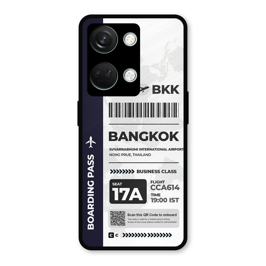 International Boarding Pass Bangkok Metal Back Case for OnePlus Nord 3