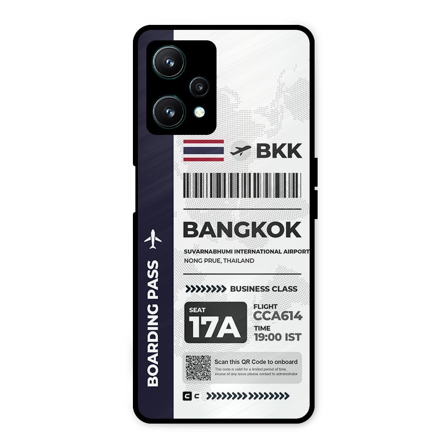 International Boarding Pass Bangkok Metal Back Case for Realme 9 Pro 5G