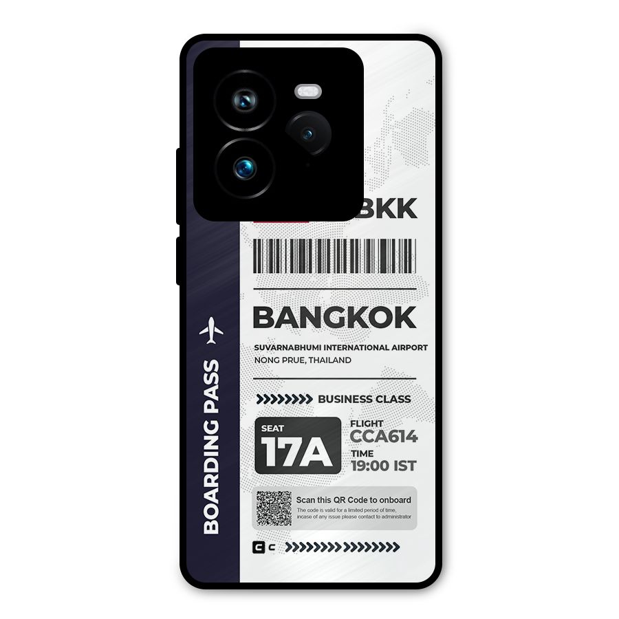 International Boarding Pass Bangkok Metal Back Case for Realme GT 7 Pro