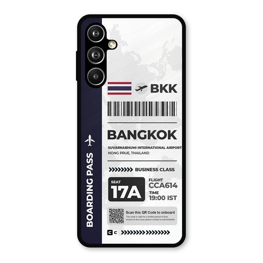 International Boarding Pass Bangkok Metal Back Case for Samsung Galaxy M54