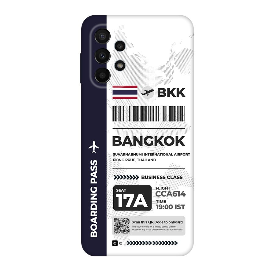 International Boarding Pass Bangkok Original Polycarbonate Back Case for Galaxy A23