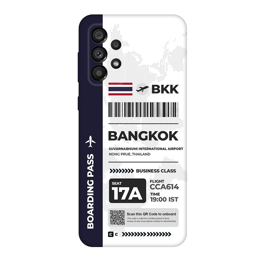 International Boarding Pass Bangkok Original Polycarbonate Back Case for Galaxy A73 5G