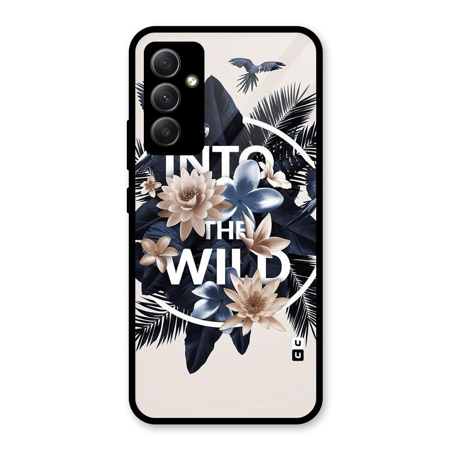Into The Wild Blue Glass Back Case for Galaxy A34