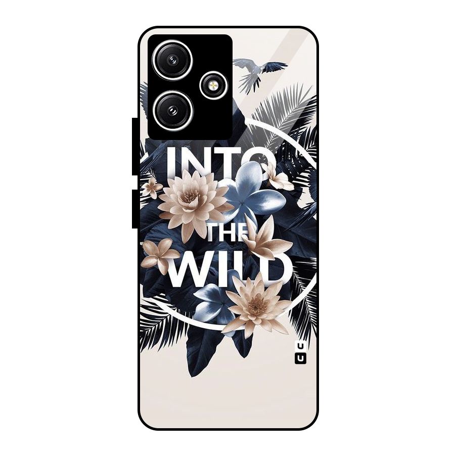 Into The Wild Blue Glass Back Case for Poco M6 Pro