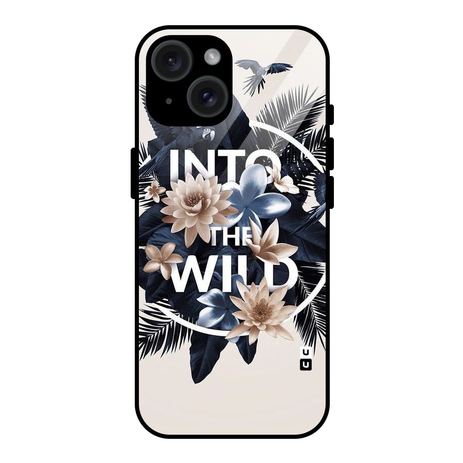 Into The Wild Blue Glass Back Case for iPhone 15