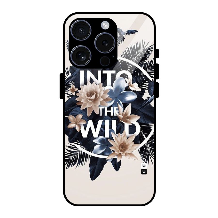 Into The Wild Blue Glass Back Case for iPhone 15 Pro