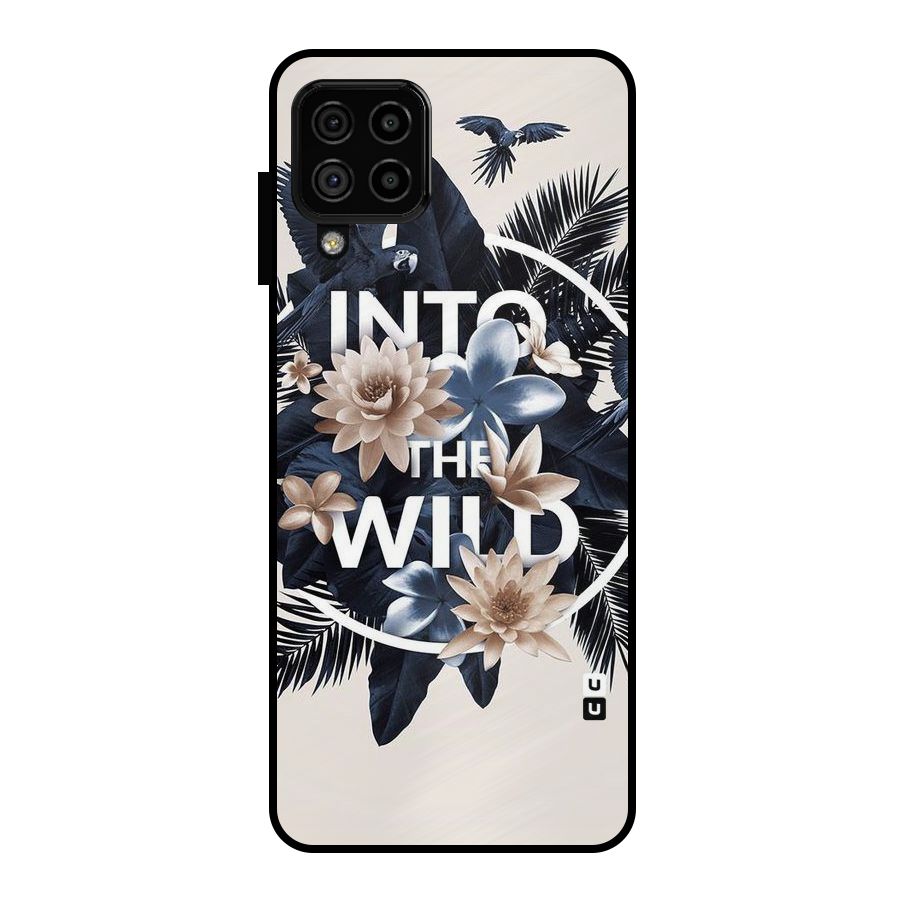 Into The Wild Blue Metal Back Case for Galaxy A22 4G