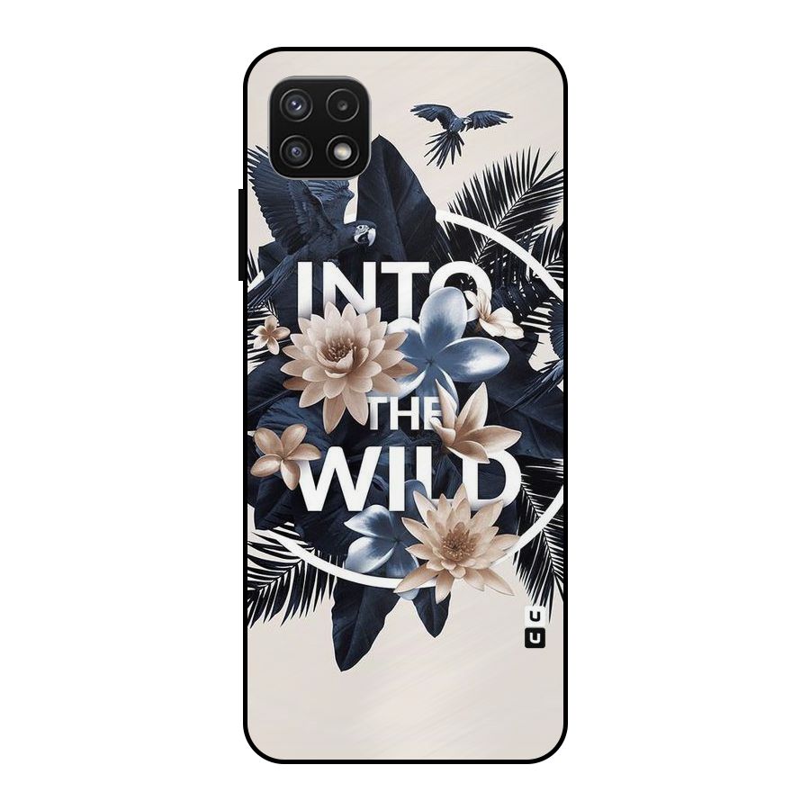 Into The Wild Blue Metal Back Case for Galaxy A22 5G