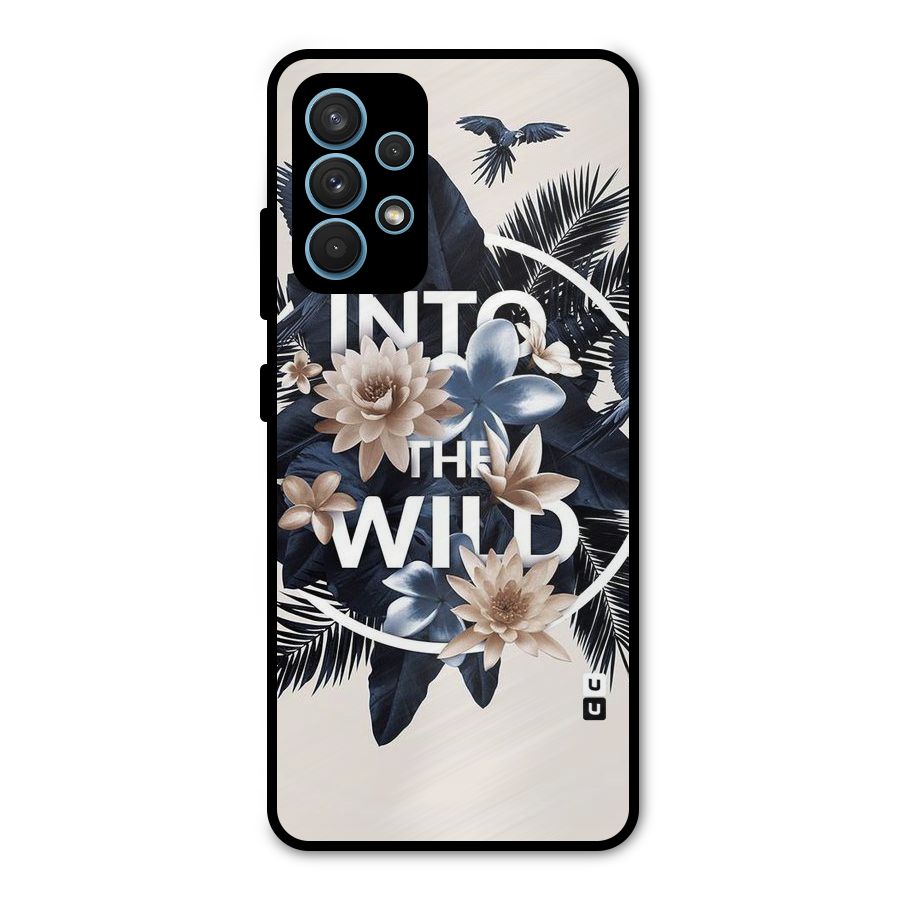 Into The Wild Blue Metal Back Case for Galaxy A32