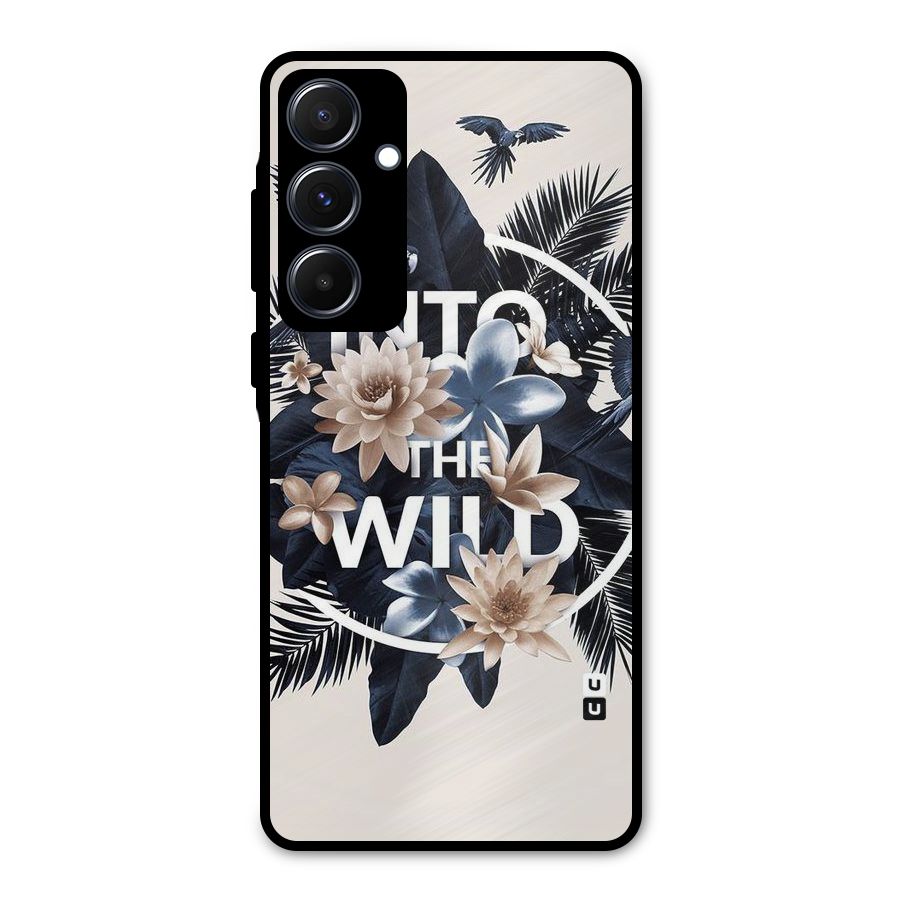 Into The Wild Blue Metal Back Case for Galaxy A55