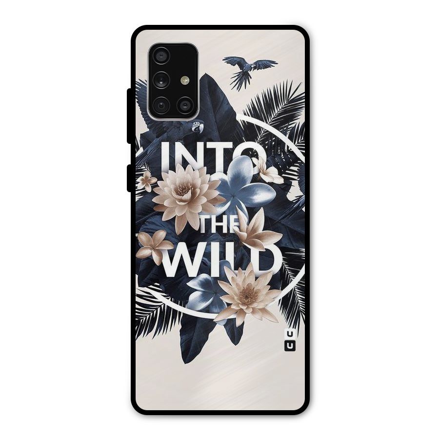 Into The Wild Blue Metal Back Case for Galaxy A71