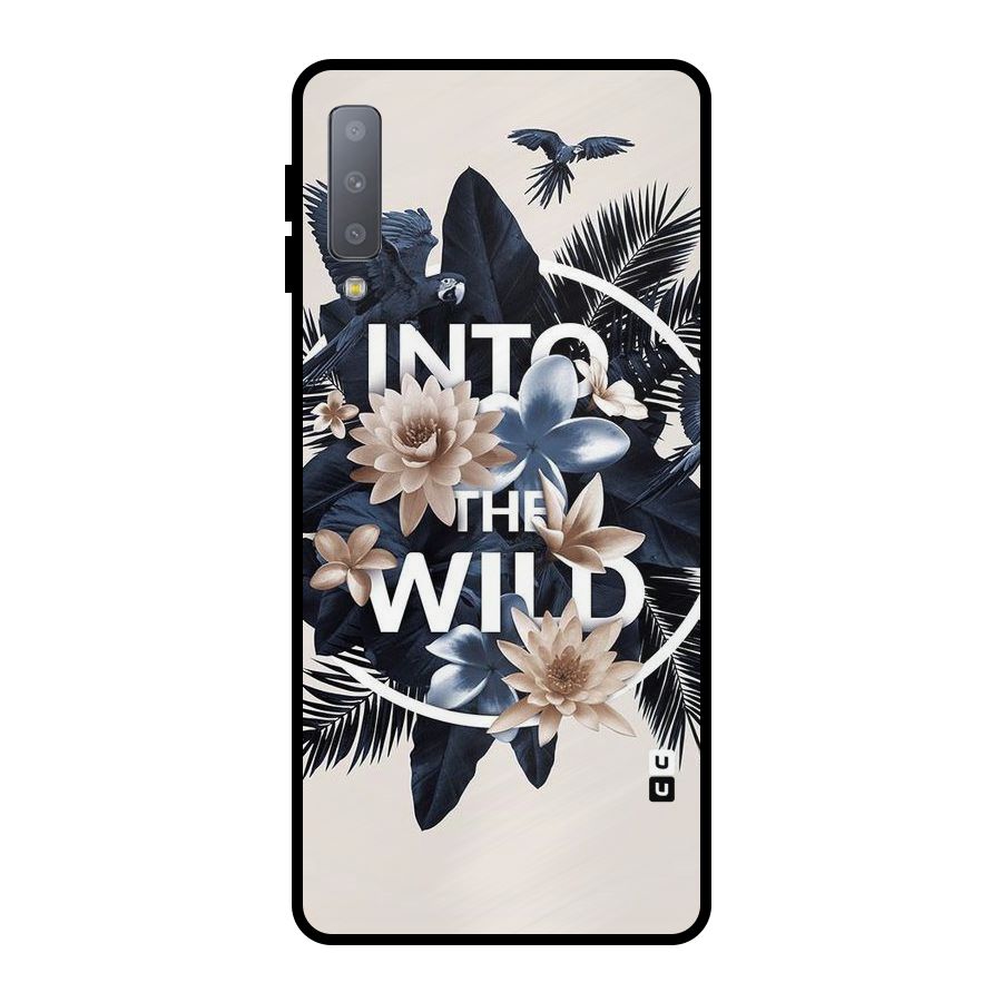 Into The Wild Blue Metal Back Case for Galaxy A7 (2018)