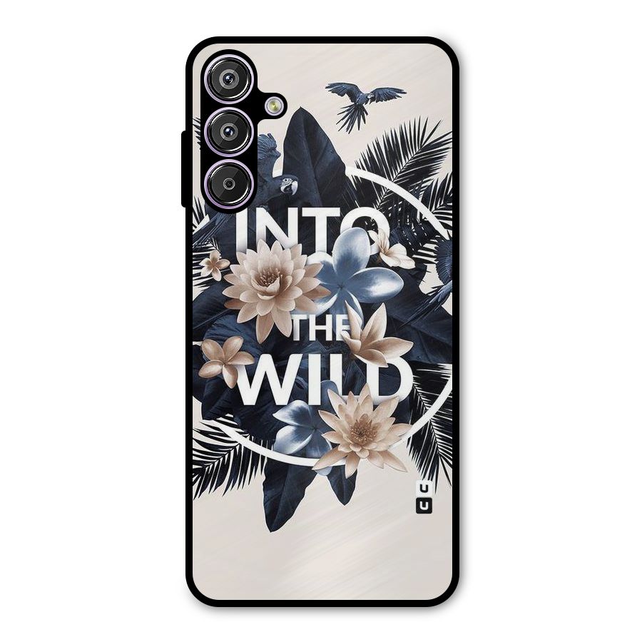 Into The Wild Blue Metal Back Case for Galaxy M15