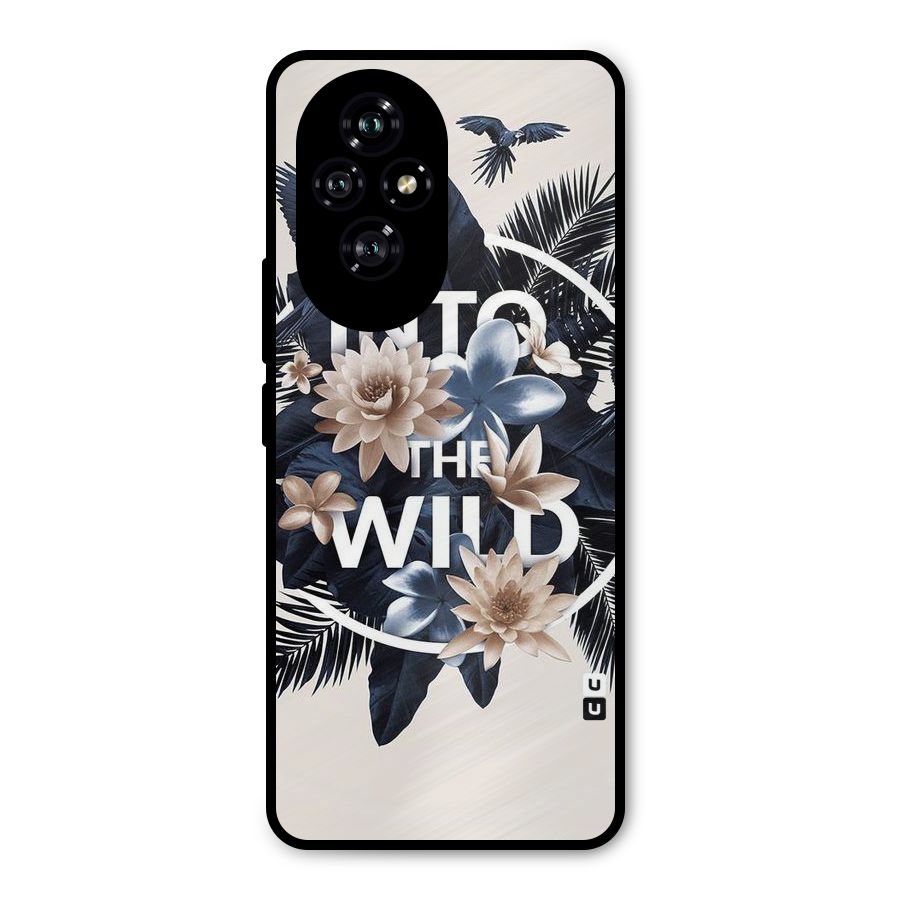 Into The Wild Blue Metal Back Case for Honor 200