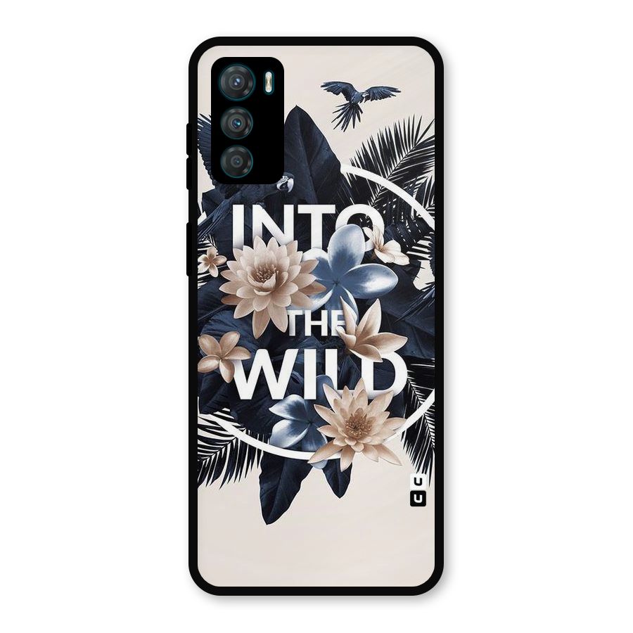 Into The Wild Blue Metal Back Case for Moto G42