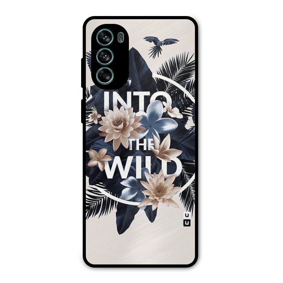 Into The Wild Blue Metal Back Case for Moto G62