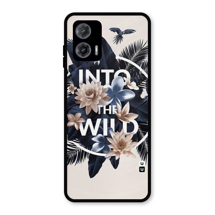 Into The Wild Blue Metal Back Case for Moto G73