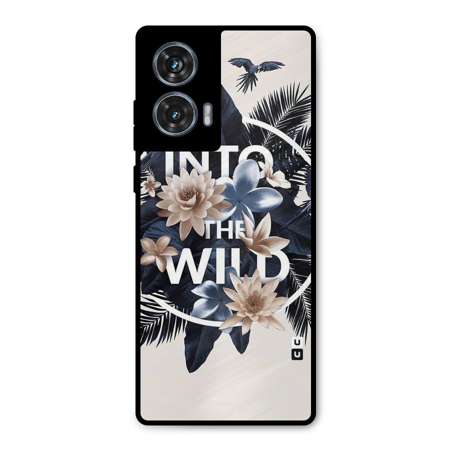 Into The Wild Blue Metal Back Case for Motorola Edge 50 Fusion