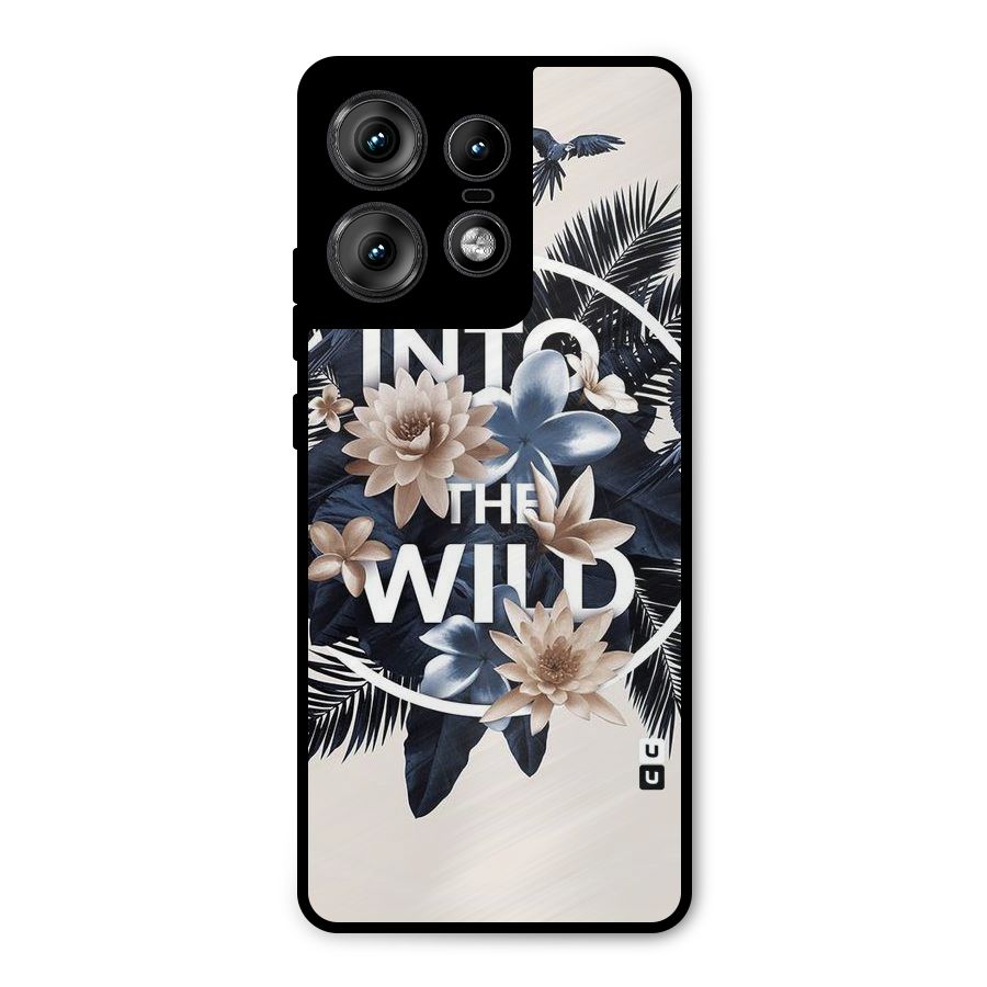 Into The Wild Blue Metal Back Case for Motorola Edge 50 Pro