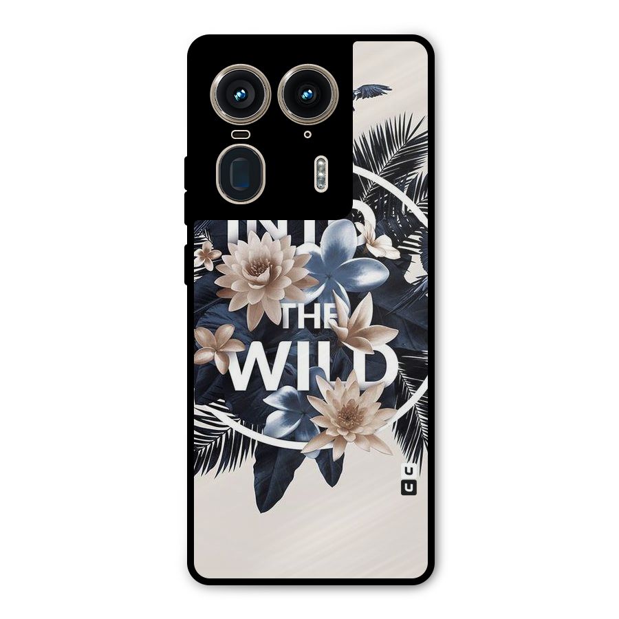 Into The Wild Blue Metal Back Case for Motorola Edge 50 Ultra