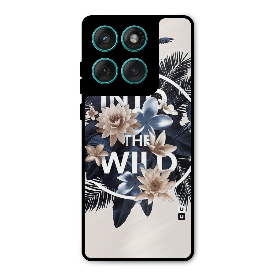 Into The Wild Blue Metal Back Case for Motorola Edge 60