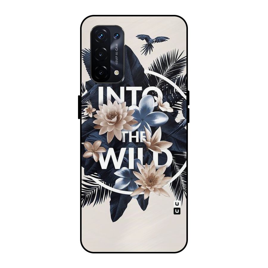 Into The Wild Blue Metal Back Case for Oppo A74 5G