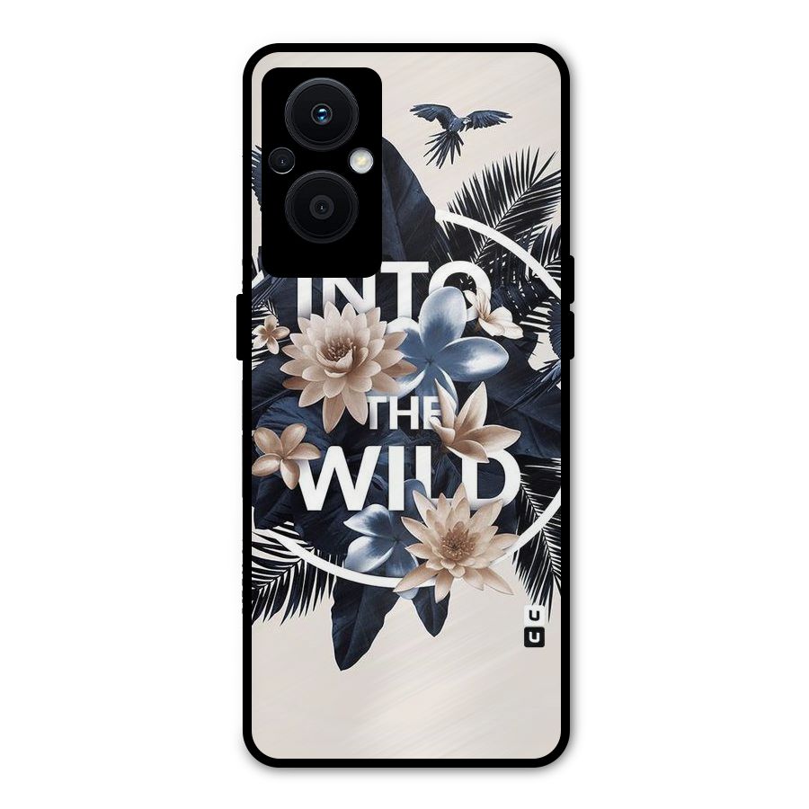 Into The Wild Blue Metal Back Case for Oppo F21 Pro 5G