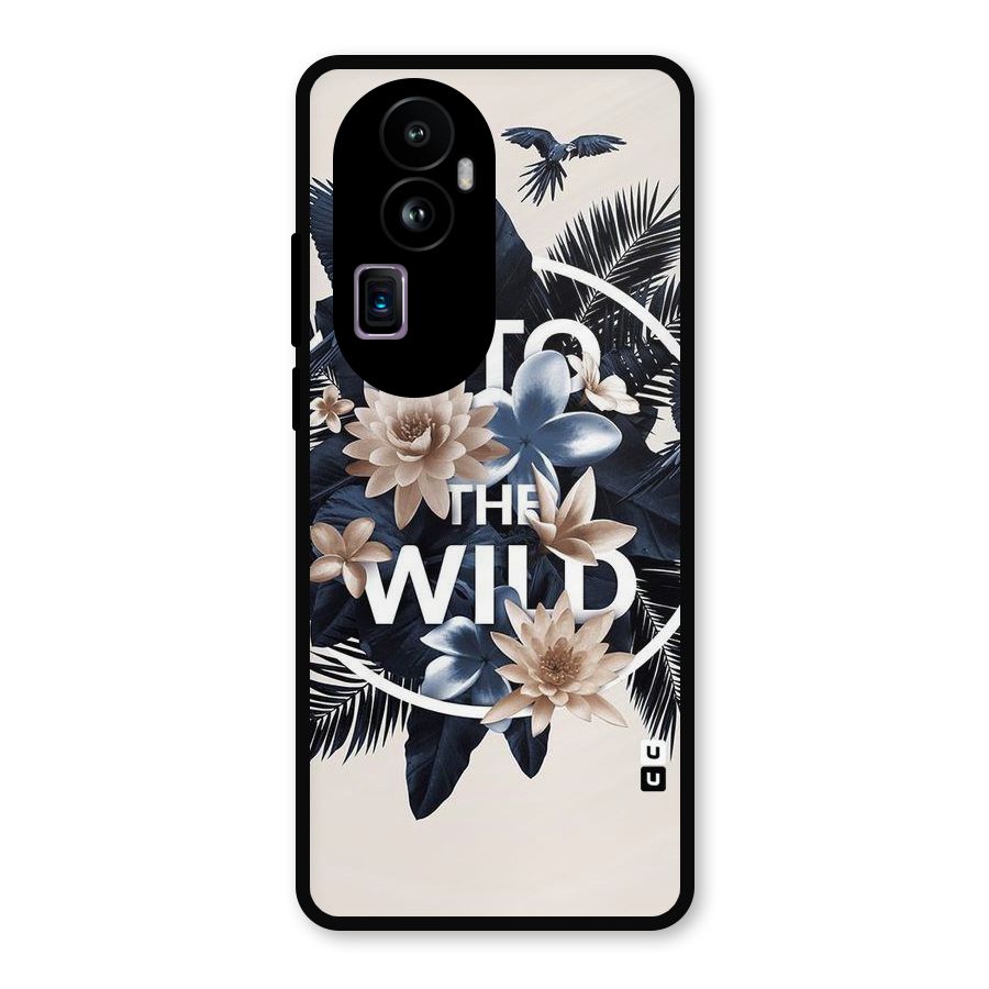 Into The Wild Blue Metal Back Case for Oppo Reno10 Pro Plus