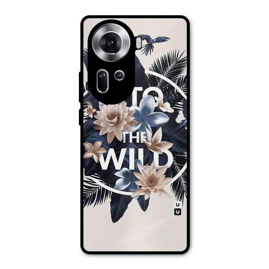 Into The Wild Blue Metal Back Case for Oppo Reno11 5G