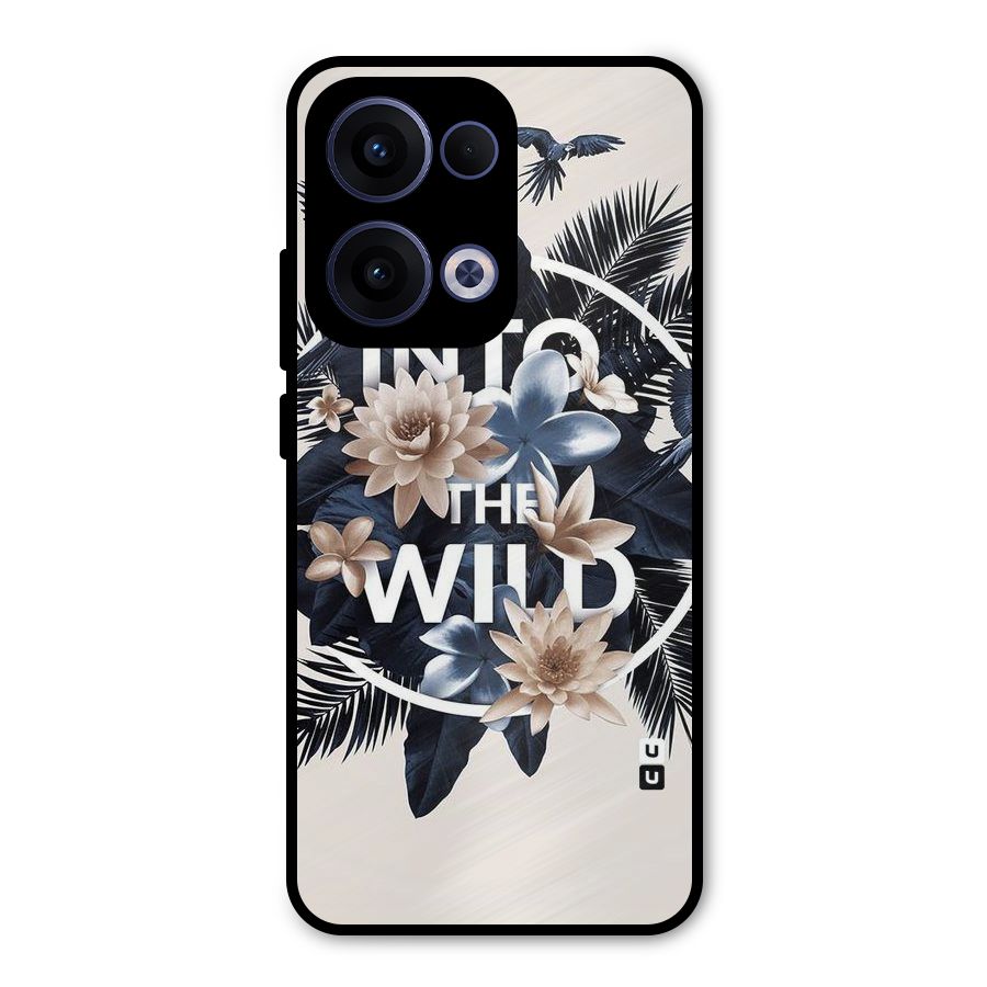 Into The Wild Blue Metal Back Case for Oppo Reno13