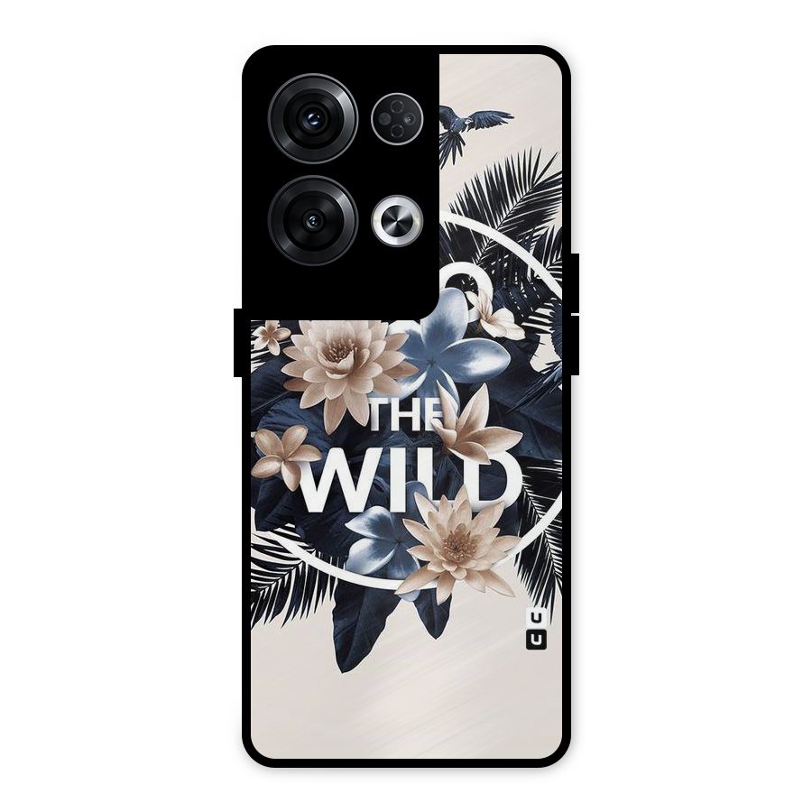 Into The Wild Blue Metal Back Case for Oppo Reno8 Pro 5G