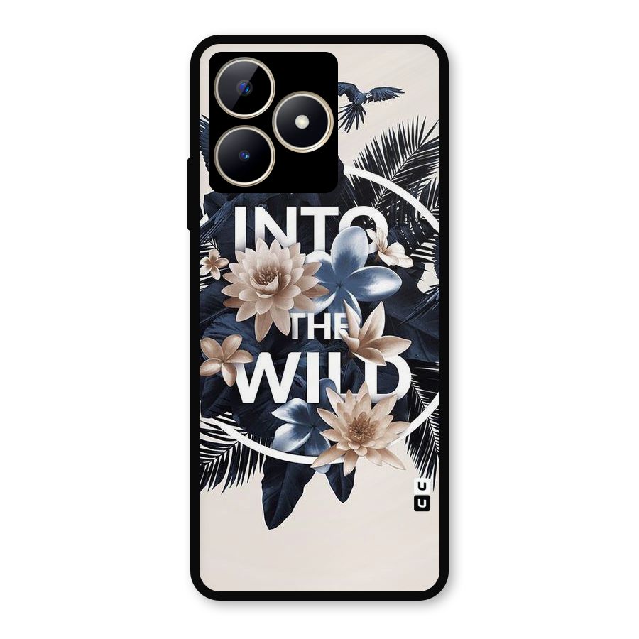 Into The Wild Blue Metal Back Case for Realme Narzo N53