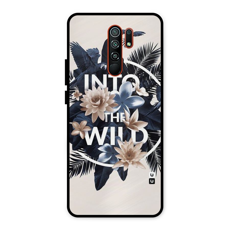 Into The Wild Blue Metal Back Case for Redmi 9 Prime