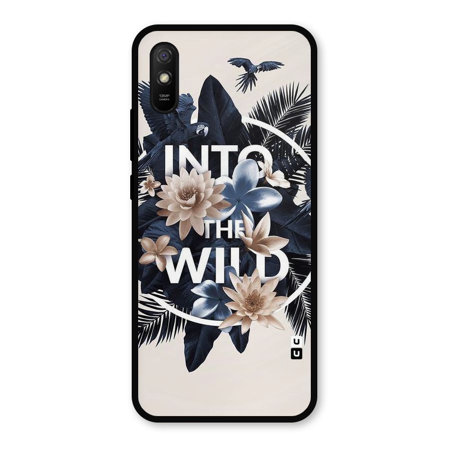 Into The Wild Blue Metal Back Case for Redmi 9i