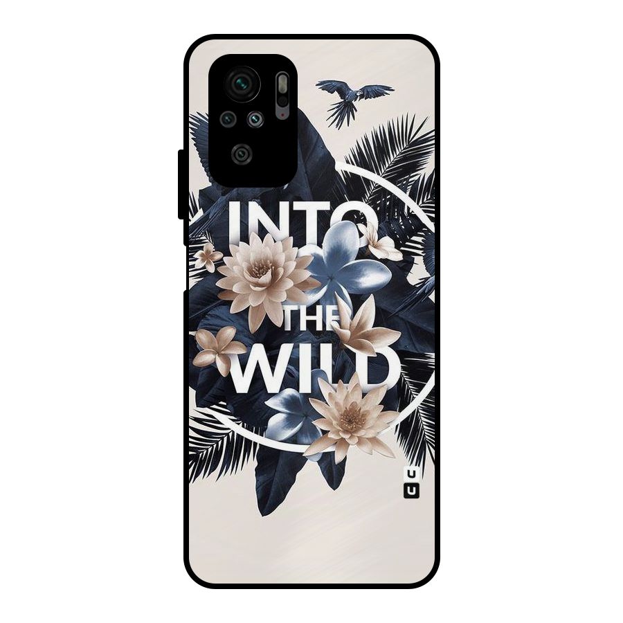 Into The Wild Blue Metal Back Case for Redmi Note 10S