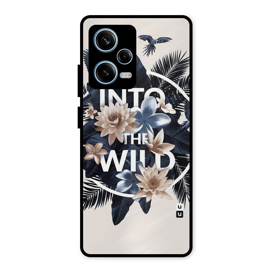 Into The Wild Blue Metal Back Case for Redmi Note 12 Pro