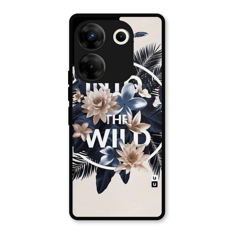 Into The Wild Blue Metal Back Case for Tecno Camon 20