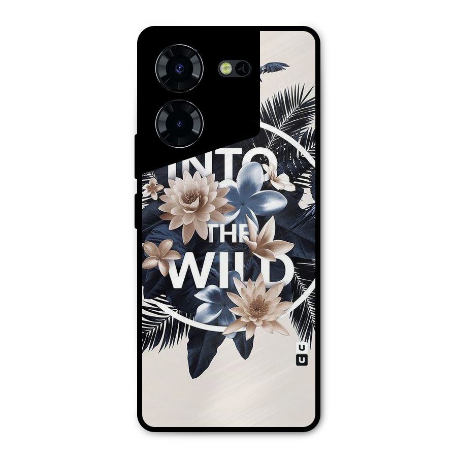 Into The Wild Blue Metal Back Case for Tecno Pova 5 Pro 5G