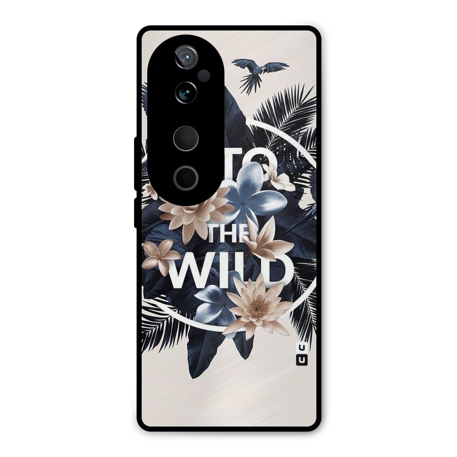 Into The Wild Blue Metal Back Case for Vivo T3 Ultra