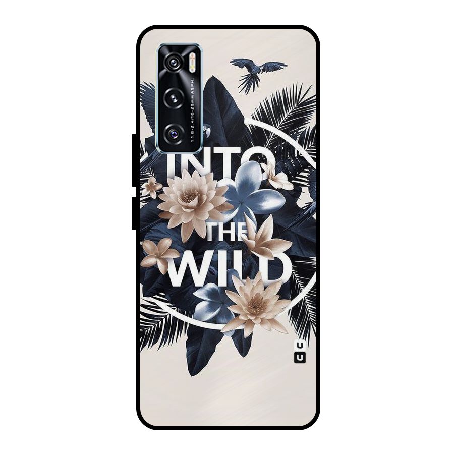Into The Wild Blue Metal Back Case for Vivo V20 SE