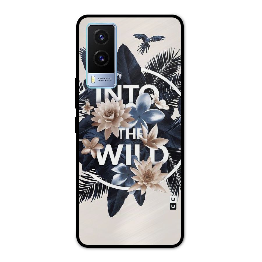 Into The Wild Blue Metal Back Case for Vivo V21e 5G