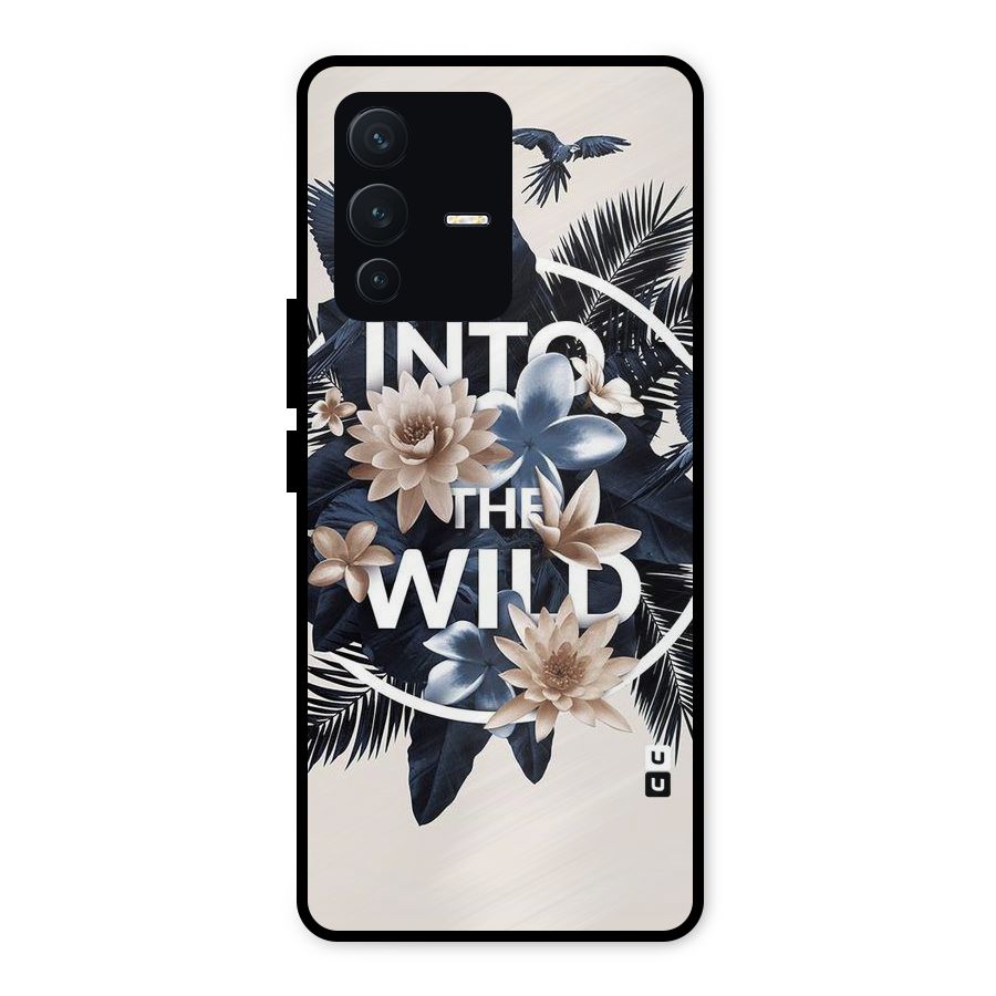 Into The Wild Blue Metal Back Case for Vivo V23 5G