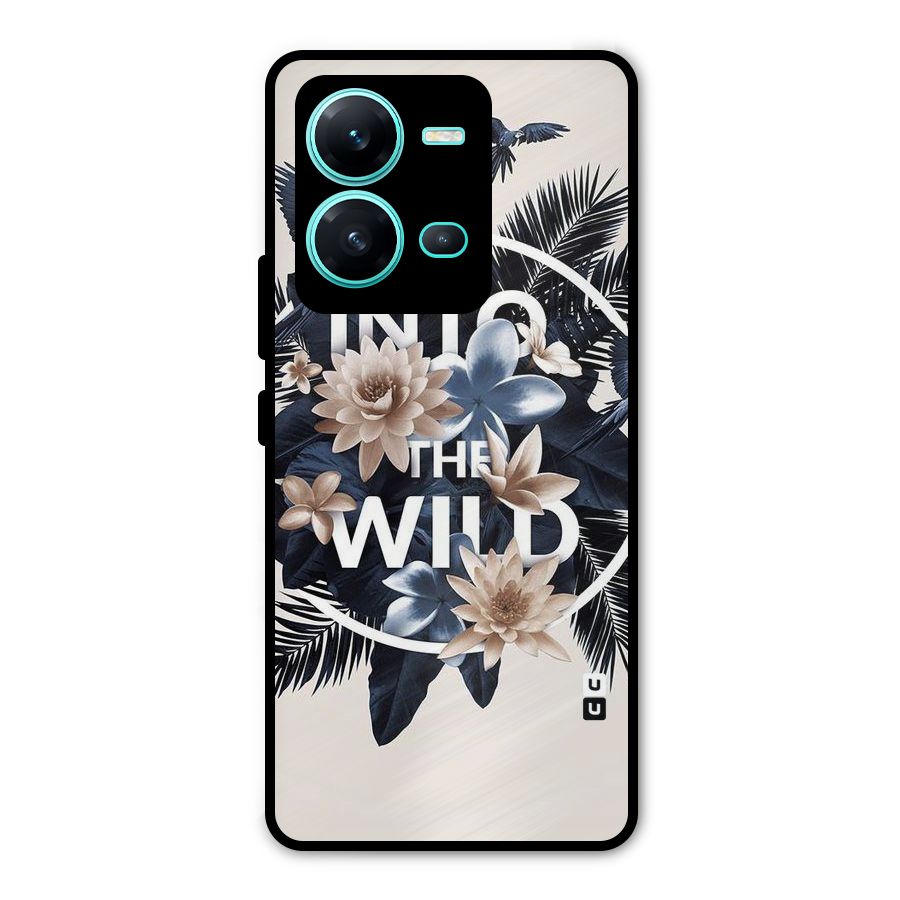 Into The Wild Blue Metal Back Case for Vivo V25