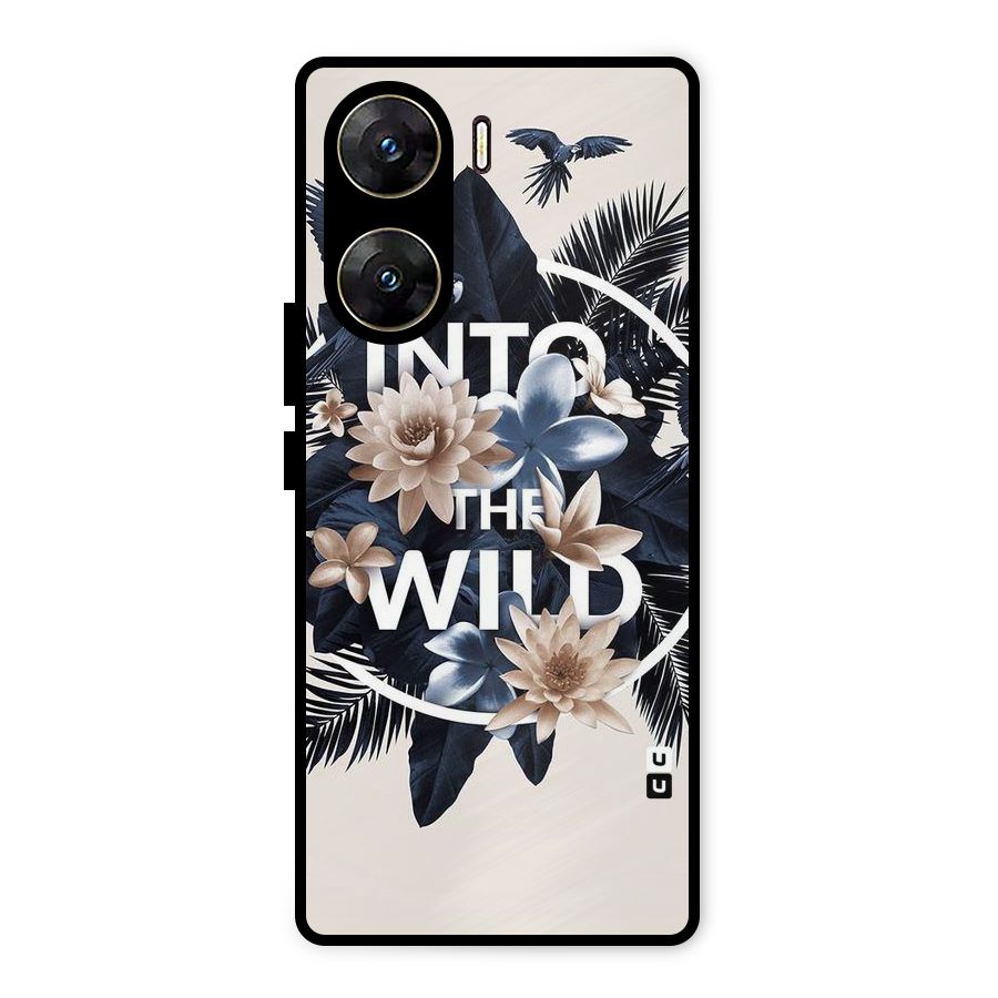 Into The Wild Blue Metal Back Case for Vivo V29e